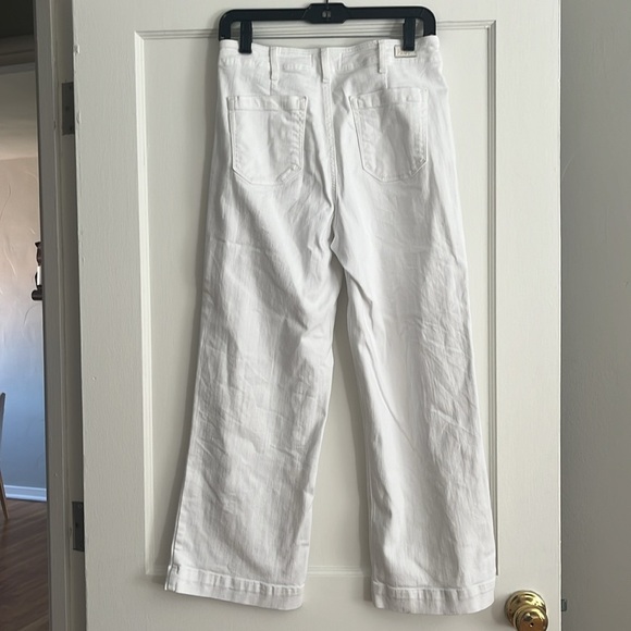 Paige Nellie Wide Leg Jean, CRISP WHITE - 28 - Picture 6 of 8